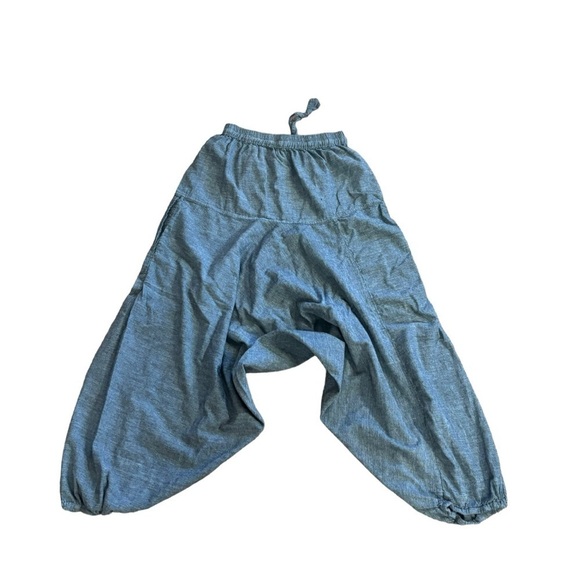 Drop Crotch Bohemian Hippie Casual Streetwear Slouch Droopy Pants Size Small - Picture 2 of 8